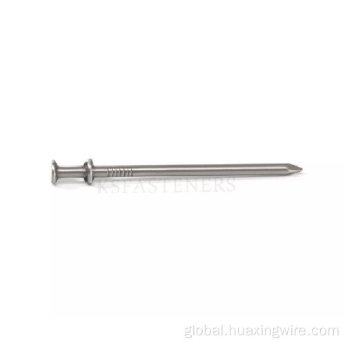 Double-head Two Head Nail Smooth Shank Double Cap Duplex Nail Factory